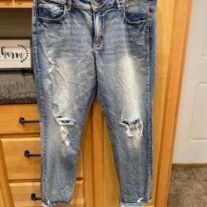 Kancan high rise medium ripped boyfriend jeans